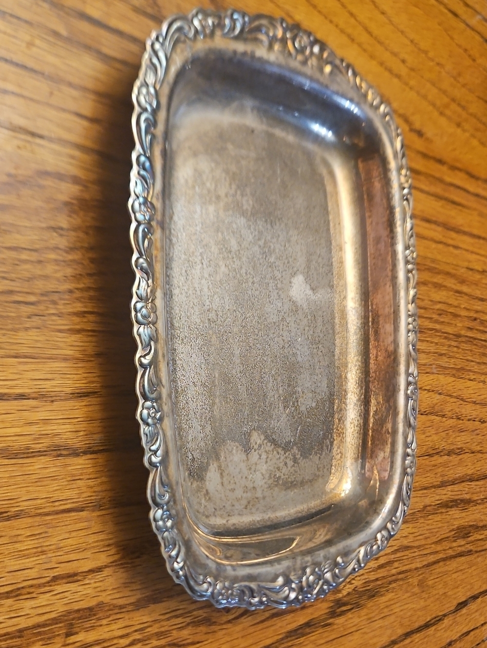 Silver Ornate Decorative Tray - Home Accents